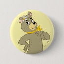Search for animated characters badges Funny bear illustration