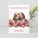 Search for basset hound valentines day cards Dog