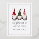 Search for good and bad cards Santa