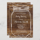 Search for mason jar shower wedding invitations Wood