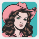 Search for vintage cowgirl stickers Texas