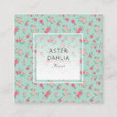 Search for daisies pattern business cards Pink