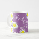 Search for purple daisy mugs Yellow