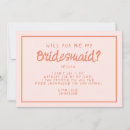 Search for bridemaid invitations Pastel