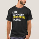 Search for commented tshirts Youtuber