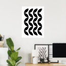 Search for black and white geometric shapes art Retro