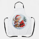 Search for little aprons Santa claus