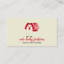 Search for baby clothes business cards Babysitter