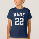 Search for sports tshirts number