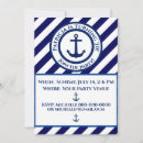 Search for yacht birthday invitations Coastal