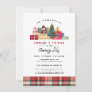 Search for favourite things christmas invitations Rustic