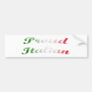 Search for italian flag bumper stickers Italiano