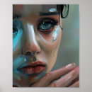 Search for abstract face painting posters People