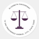 Search for law return address labels Scales of justice