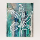 Search for botanical puzzles Watercolor