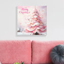 Search for pink christmas tree art Abstract