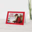Search for victorian boy christmas cards Red
