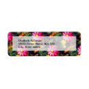 Search for pink daisy return address labels Girly
