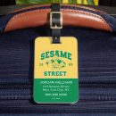 Search for big bird sesame street luggage tags Retro
