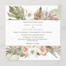 Search for tropical leaf wedding invitations Watercolor floral