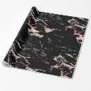 Search for rose gold and black wrapping paper Modern