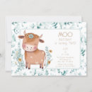 Search for highland cow birthday invitations Whimsical