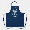 Search for king of the grill aprons Navy blue