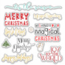 Search for happy holidays merry christmas wishes stickers Festive