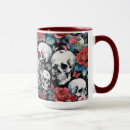 Search for skull roses mugs Goth
