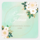 Search for romantic watercolor flowers stickers Gold