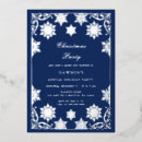 Search for navy christmas invitations Silver