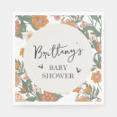 Search for fall floral napkins Whimsical