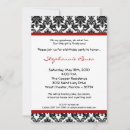 Search for damask birthday invitations Trendy