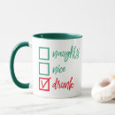 Search for naughty or nice mugs Funny