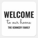 Search for welcome stickers New home