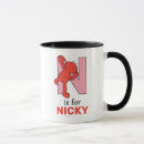 Search for alphabet n mugs Pink