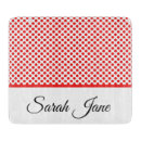 Search for red polka dots chopping boards Circle
