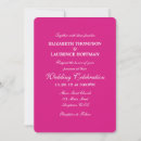 Search for hot pink wedding invitations Minimalist