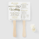 Search for bow and ribbon wedding programmes Gold