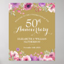 Search for 50th anniversary welcome signs Vow renewal
