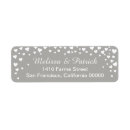 Search for confetti wedding return address labels Cute