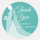 Search for turquoise thank you stickers Chic