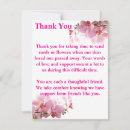 Search for orchid funeral thank you cards Death