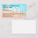 Search for pool service business cards Maintenance