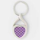 Search for argyle key rings Purple