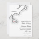 Search for map wedding invitations Black and white