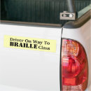Search for blind bumper stickers Braille