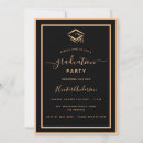 Search for black graduation invitations Minimalist