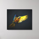 Search for bright animal canvas prints Blue