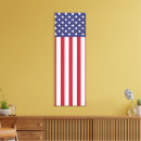 Search for white star canvas prints Red white and blue